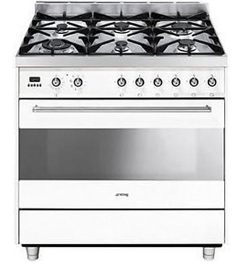 Smeg C9GMBWH Freestanding Dual Fuel Oven/Stove – image 1