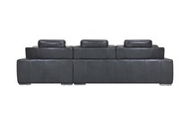 Kalona Ahlbeck Anthracite Three Seater Left Facing Chaise Sofa 6765-LAF-MS5002 hero image