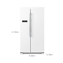 Haier HSBS628AW 629L Side By Side Fridge hero image