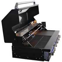Smart Six Burner Built-In BBQ Black 601W-BK hero image