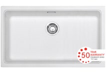 Franke KBG110-74PW Kubus Single Bowl Undermount Sink with Accessories hero image