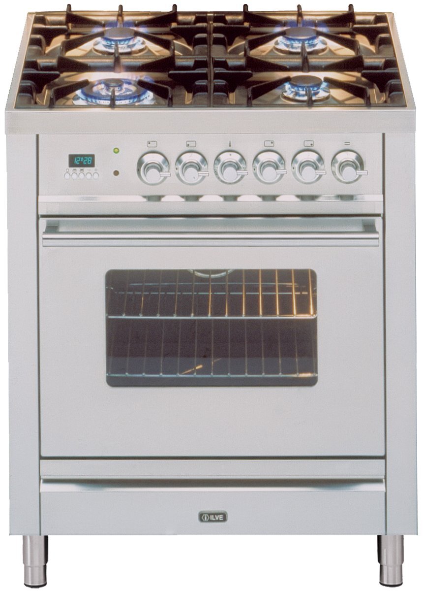 ILVE PW70MPSS 70cm Freestanding Dual Fuel Oven Stove