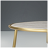 Kalona The Hill 90cm Round Coffee Table Champagne Marble HILL10FMATAJSBBRABR9 image NaN