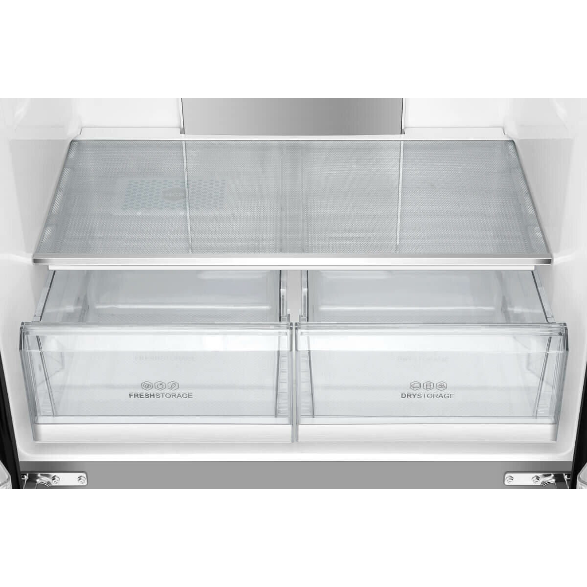 Haier 463L Quad Door Frost Free Fridge with Water Dispenser Black HRF516YHC hero image