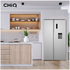 CHiQ 559L Side by Side Refrigerator Silver CSS557NSD4E image NaN