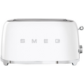 Smeg 50s Retro Style 4 Slice Toaster White TSF02WHAU