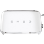 Smeg 50s Retro Style 4 Slice Toaster White TSF02WHAU hero image