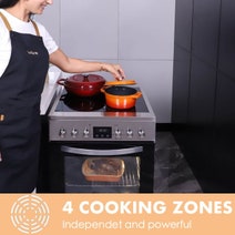 Linarie 60cm Freestanding Electric Oven with Ceramic Cooktop LYFC6060CDX hero image