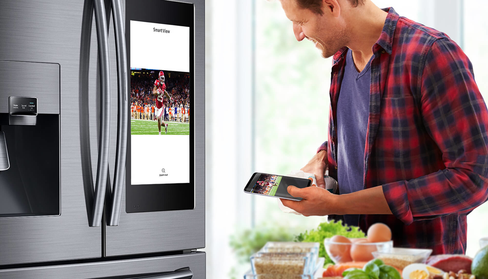 Samsung SRF651BFH3 651L Family Hub French Door Fridge hero image