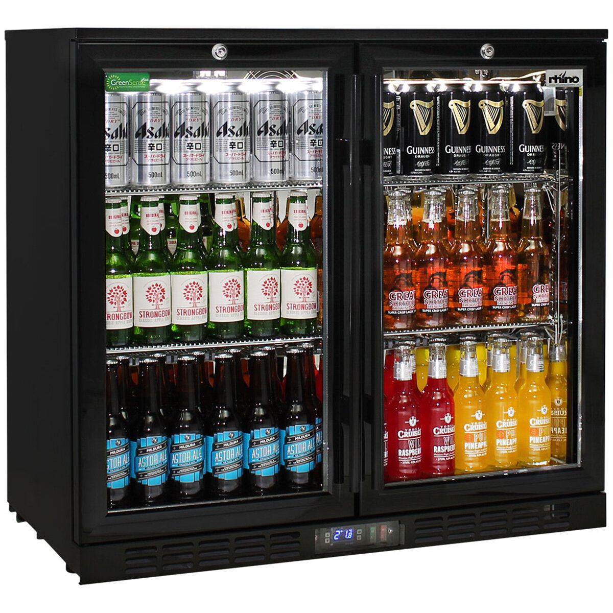 Rhino 208L Double Door Beverage Centre SG2H-B hero image