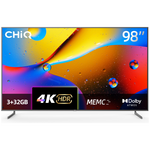 CHiQ 98 Inch 4K UHD HDR QLED Smart Google TV [2024] U98F8TGPRO hero image