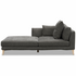 Kalona KYOTO Left Facing Chaise Sofa Pewter WS-205-LC-VILA-27 image NaN