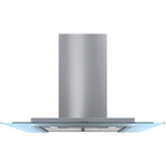 Omega 90cm Stainless Steel with Straight Glass Canopy Rangehood ORC98G hero image
