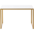 Zinus Home Office Computer Desk Gold 119cm AU-UTDDT1ZC-47G image NaN