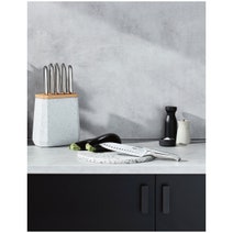 Furi Pro Stone Block Set Black and White Terrazzo Six Piece 41506 hero image