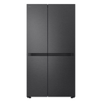 LG 664L Side by Side Refrigerator Matte Black GS-B599MBL hero image