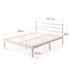 Zinus Robin Queen Solid Wood Bed Frame White AU-FPWOPW-14Q image NaN