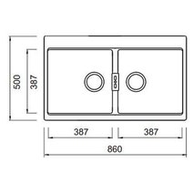 Abey Schock Horizont Puro Double Sink Granite N200P hero image