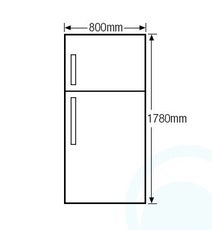 Haier HTMR575SS 574L Top Mount Fridge hero image