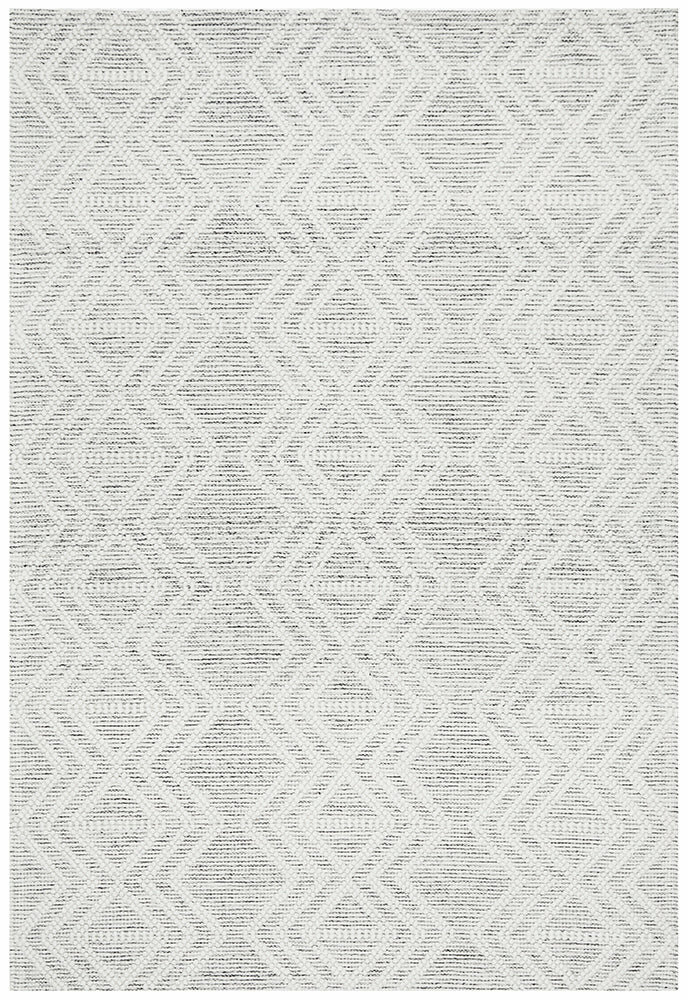Rug Culture Maison Large Off White & Black Rug 280X190CM - MSN-CLARA-280X190 hero image