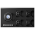 ASKO 90cm Natural Gas 5 Burner Cooktop with Fusion Volcano Burner Matte Black Ceramic Glass HG8954MGD1 image NaN
