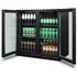 Husky 173L Eco Double Door Back Bar Drinks Chiller Black C2HECO840BKAU image NaN