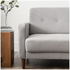 Zinus Adair Modern 3 Seater Sofa with Armrest Pockets Light Grey AU-AD-LG-3P image NaN