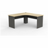 OLG EkoSystem 90 Degree Corner Workstation 1500x1500x600 New Oak Worktop with Charcoal Base OG_EKW15156_NOC image NaN