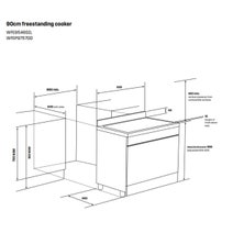 Westinghouse 90cm Induction Pyrolytic Freestanding Oven with SteamBake Dark Stainless Steel WFEP9757DD hero image