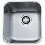 Franke SQX110-36-2 Steel Queen Single Bowl Undermount Sink hero image