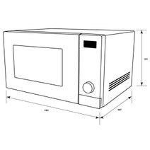 Westinghouse 42L Freestanding Convection Microwave Oven Dark Grey WMC4207GA hero image