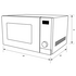 Westinghouse 42L Freestanding Convection Microwave Oven Dark Grey WMC4207GA image NaN