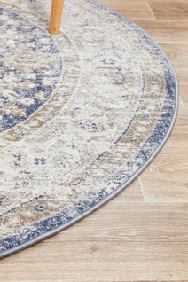 Rug Culture Mayfair Large Ocean Blue Rug 240X240CM - MAY-HUG-OCE-240X240 hero image