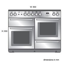 Falcon 90cm Nexus Freestanding Electric Oven/Stove White and Chrome NEX90EIWH-CH hero image