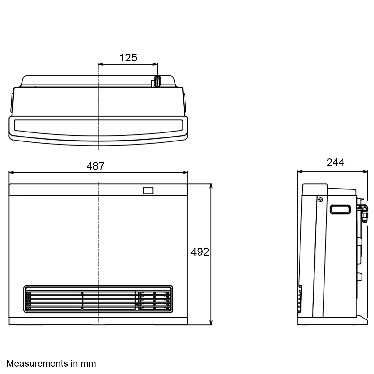 Rinnai Enduro Unflued LPG Convector Heater EN13L hero image