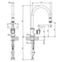 Armando Vicario 400674BR Provincial Kitchen Mixer Tap with Pull Out image NaN