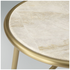 Kalona The Hill 60cm Round Coffee Table Champagne Marble HILL10FMATAJSBBRABR6 image NaN