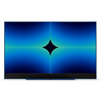 Hubbl Glass 65 Inch QLED 4K Smart TV with Stand Ocean Blue TVPFX065OCBBUN hero image