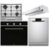 Esatto 60cm Electric Oven, Gas Cooktop, Retractable Rangehood & Dishwasher Pack EOGDWPK image NaN