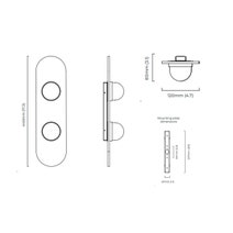 CTO Lighting Modulo Twin Wall Light - Satin Brass MODWA2SBSKMO hero image