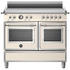 Bertazzoni 100cm Heritage Induction Cream Freestanding Double Oven HER105I2EAVT image NaN