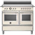 Bertazzoni 100cm Heritage Induction Cream Freestanding Double Oven HER105I2EAVT hero image