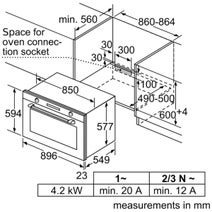 Bosch 90cm Series 6 Pyrolytic Built-In Oven Stainless Steel VBD578FS0 hero image