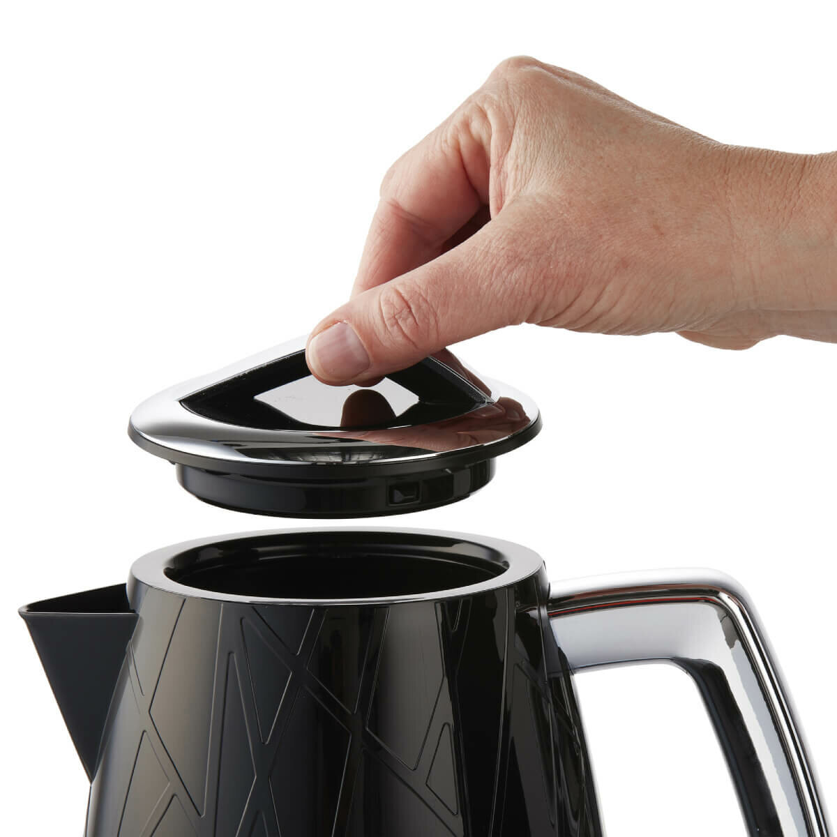 Russell Hobbs Structure Kettle Black RHK332BLK hero image