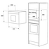 Westinghouse 25L Built-in 900W Microwave WMB2522SC image NaN