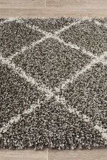 Rug Culture Saffron Small Grey Rug 200X80CM - SAF-22-GRY-200X80 hero image