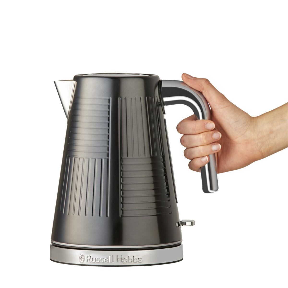 Russell Hobbs Geo Steel Kettle RHK402BLK Appliances Online