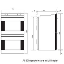 Smeg DOA330X 760mm/76cm Electric Wall Oven hero image