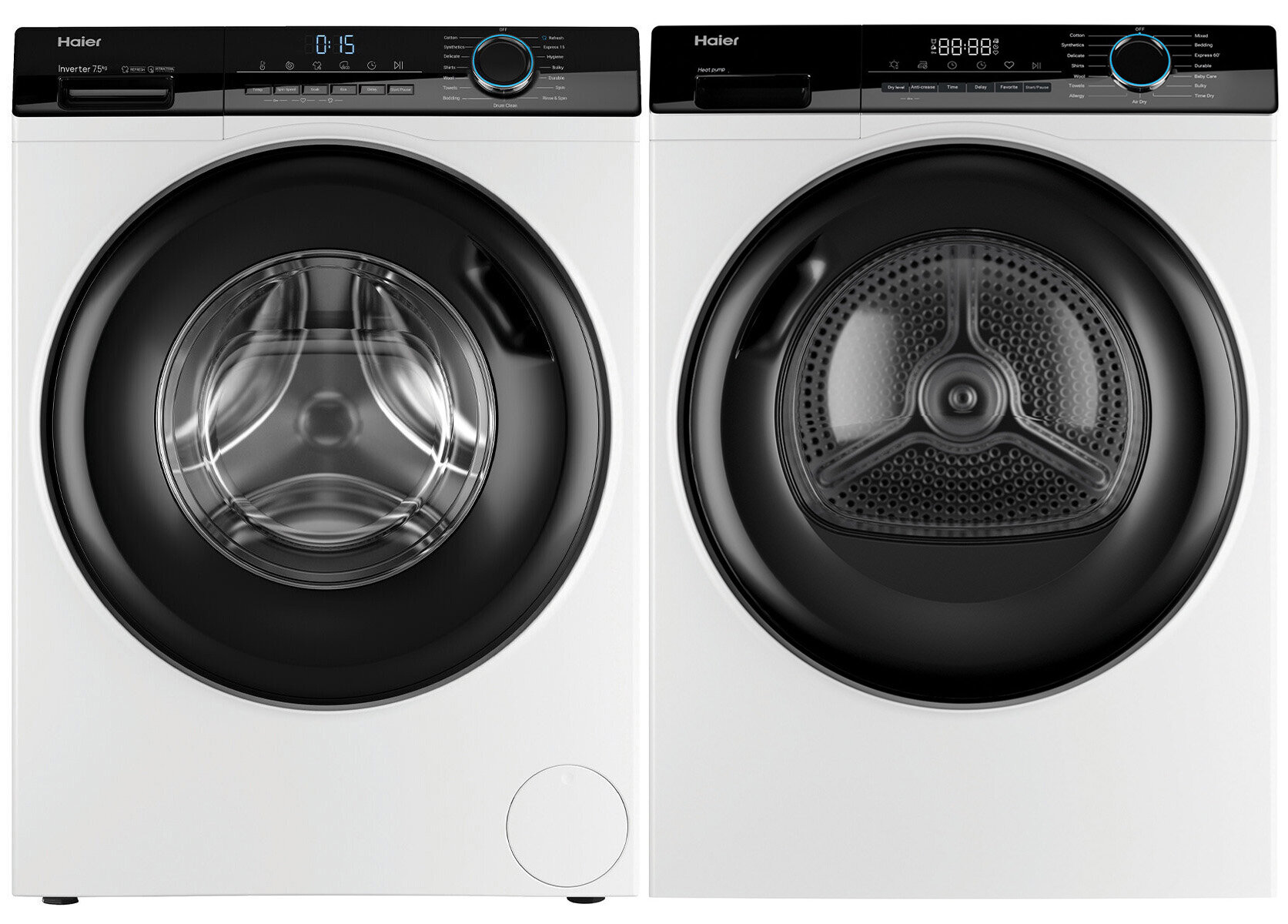 Haier Front Load Washing Machine 8kg Heat Pump Dryer