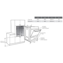 Westinghouse 60cm Multi-Function Pyrolytic Double Oven and SteamBake Dark Stainless Steel WVEP6727DD hero image